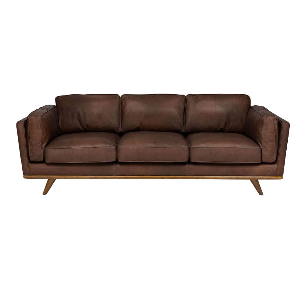 Sofa 3 Cuerpos Paul Marron Oscuro CN
