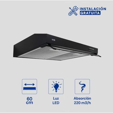 Campana Extractora Nyx Sole 60cm – TURE96CO