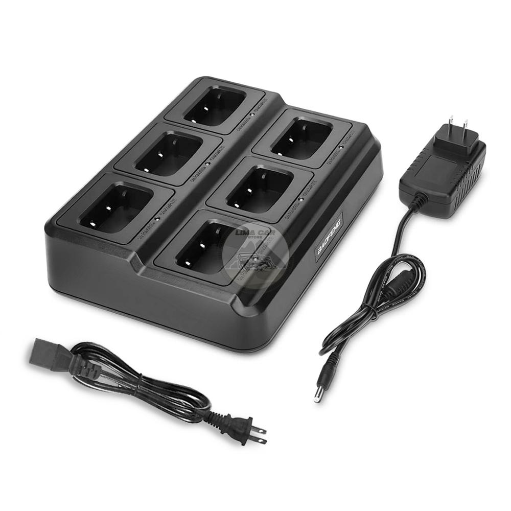 Cargador Múltiple De Batería 6 Radios Walkie Baofeng Bf888s Cargador Múltiple De Batería 6 Radios Walkie Baofeng Bf888s