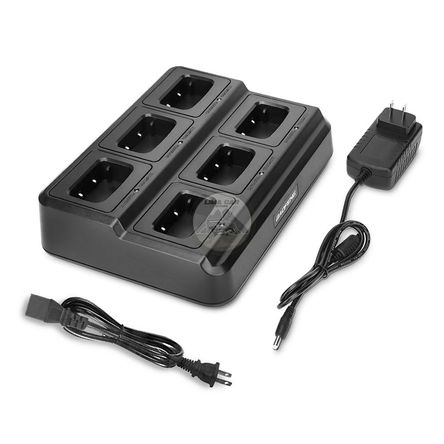 Cargador Múltiple De Batería 6 Radios Walkie Baofeng Bf888s Cargador Múltiple De Batería 6 Radios Walkie Baofeng Bf888s