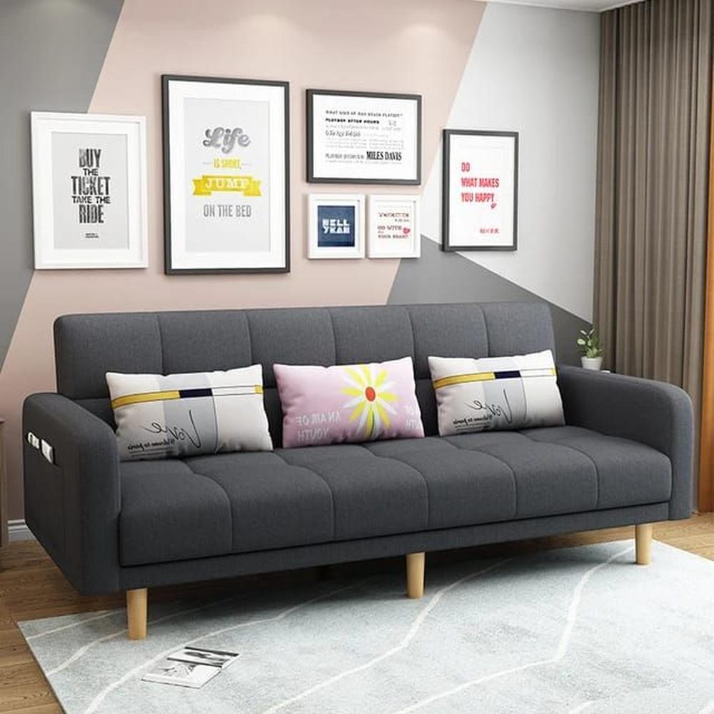 Sofá Eines dos cuerpos Gris más obsequio