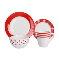 Set x 16 piezas vajilla de cerámica Top Chef Orange