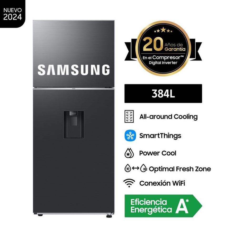 Refrigeradora Top Freezer 384L All Around Cooling Samsung RT38DG6730B1PE