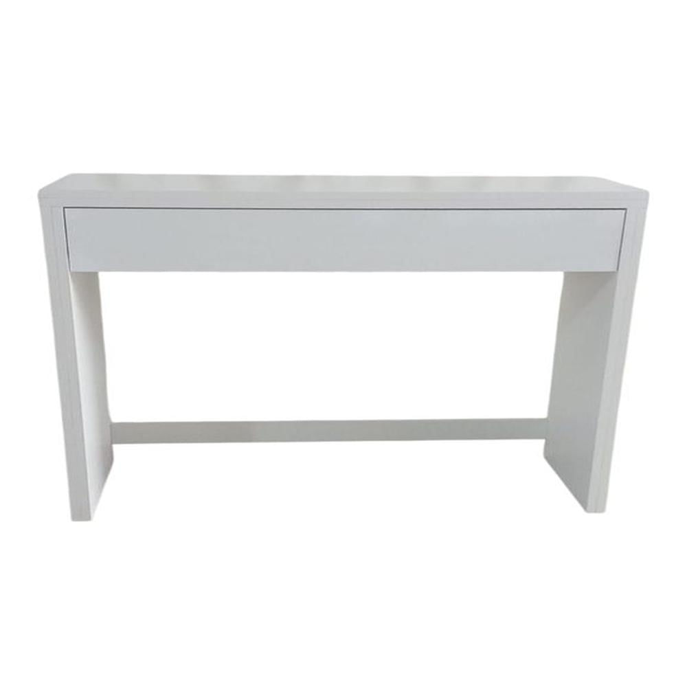 Escritorio Lexi Moderno Minimalista y Funcional en Melamina Blanca