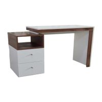 Mesa de Estudio Moderna con Archivador Integrado - Melamina