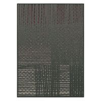 Alfombra Rectangular Luna Black Red 200 x 290cm