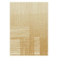 Alfombra Rectangular Luna Creme Mustard 160 x 225cm