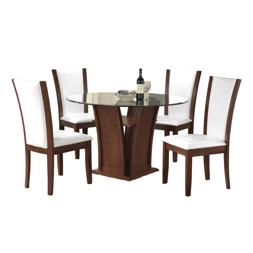 Comedor 4 Sillas Clau BlancoModel