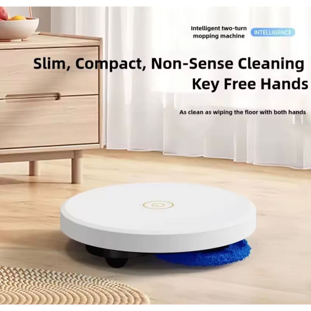 Trapeador Robot Automatico Inalambrico Limpiador Inteligente Blanco
