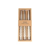 NAVIDAD - Vela set de 3 pzs de cera sin esencia modelo N1 Blanco