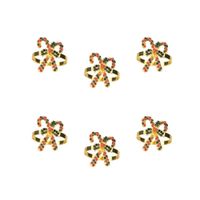 NAVIDAD - Set de 6 pcs de Aros de servilletas modelo N5