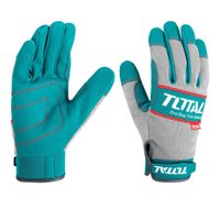 Guantes Mecánico de Cuero Reforzado XL Total TSP1808-XL