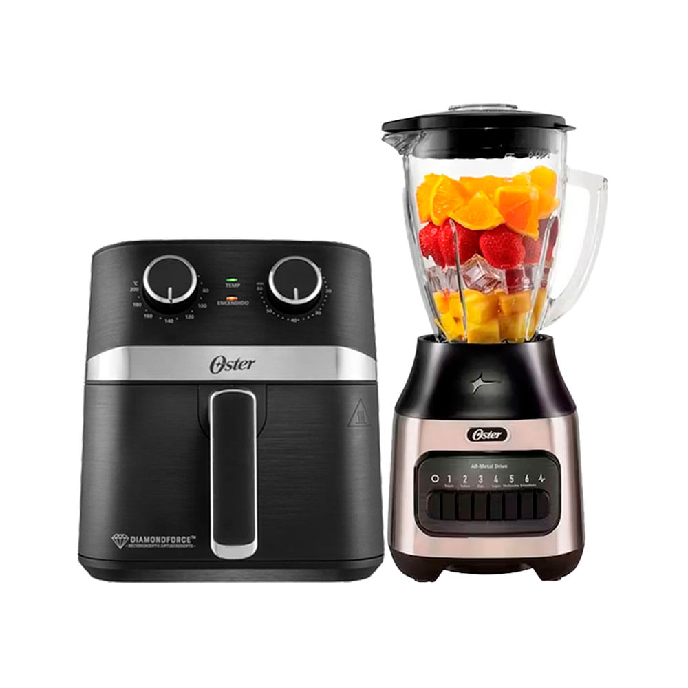 Combo Freidora Oster 4Lt + Licuadora BLSTPEG-NPB 1.5 Lt 800w
