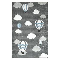 Alfombra Niños Globos Aerostáticos 120 x 180cm