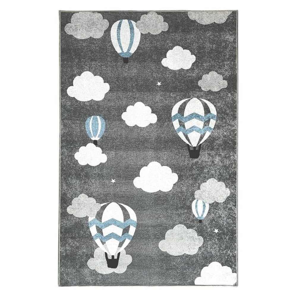 Alfombra Niños Globos Aerostáticos 120 x 180cm
