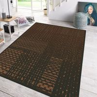 Alfombra Rectangular Luna Black 200 x 290cm
