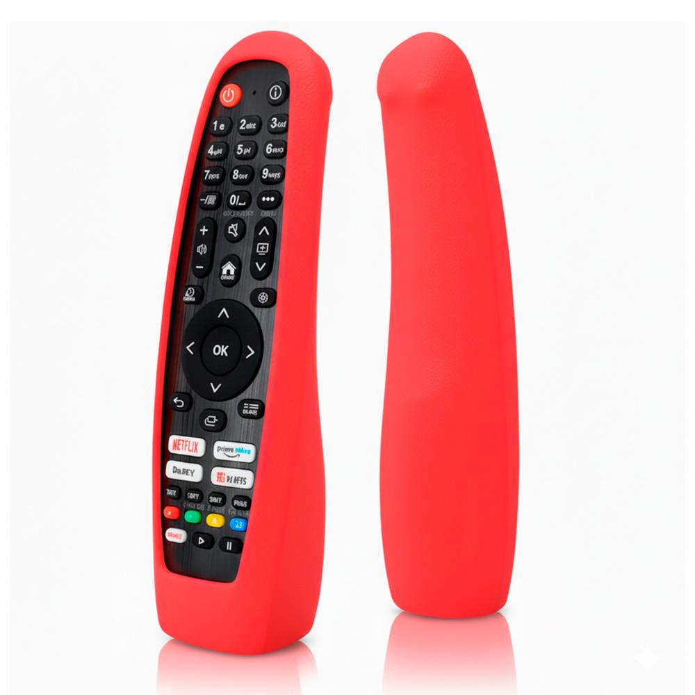 Control Remoto Magic universal para pantallas TV LG + Funda Roja