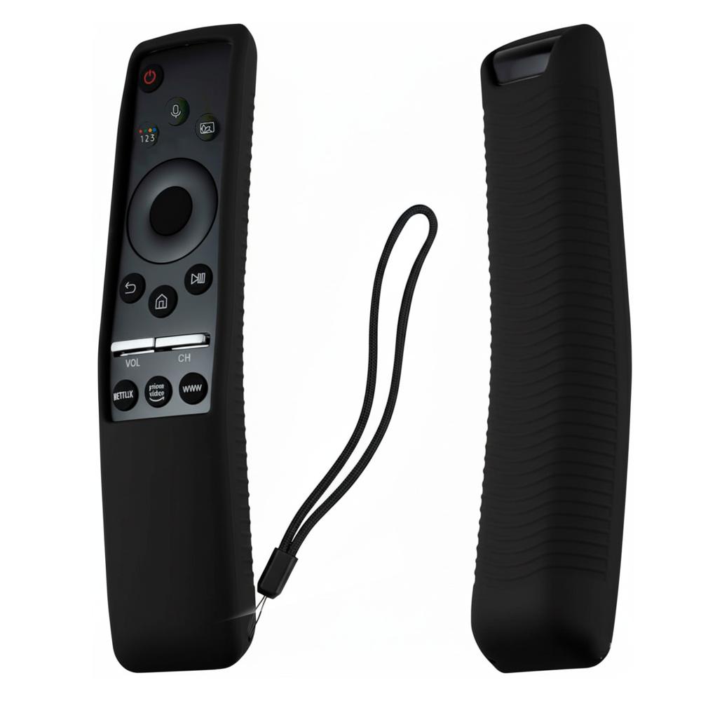 Control Para TV Samsung Comando Por Voz Smart + Funda Color Negro