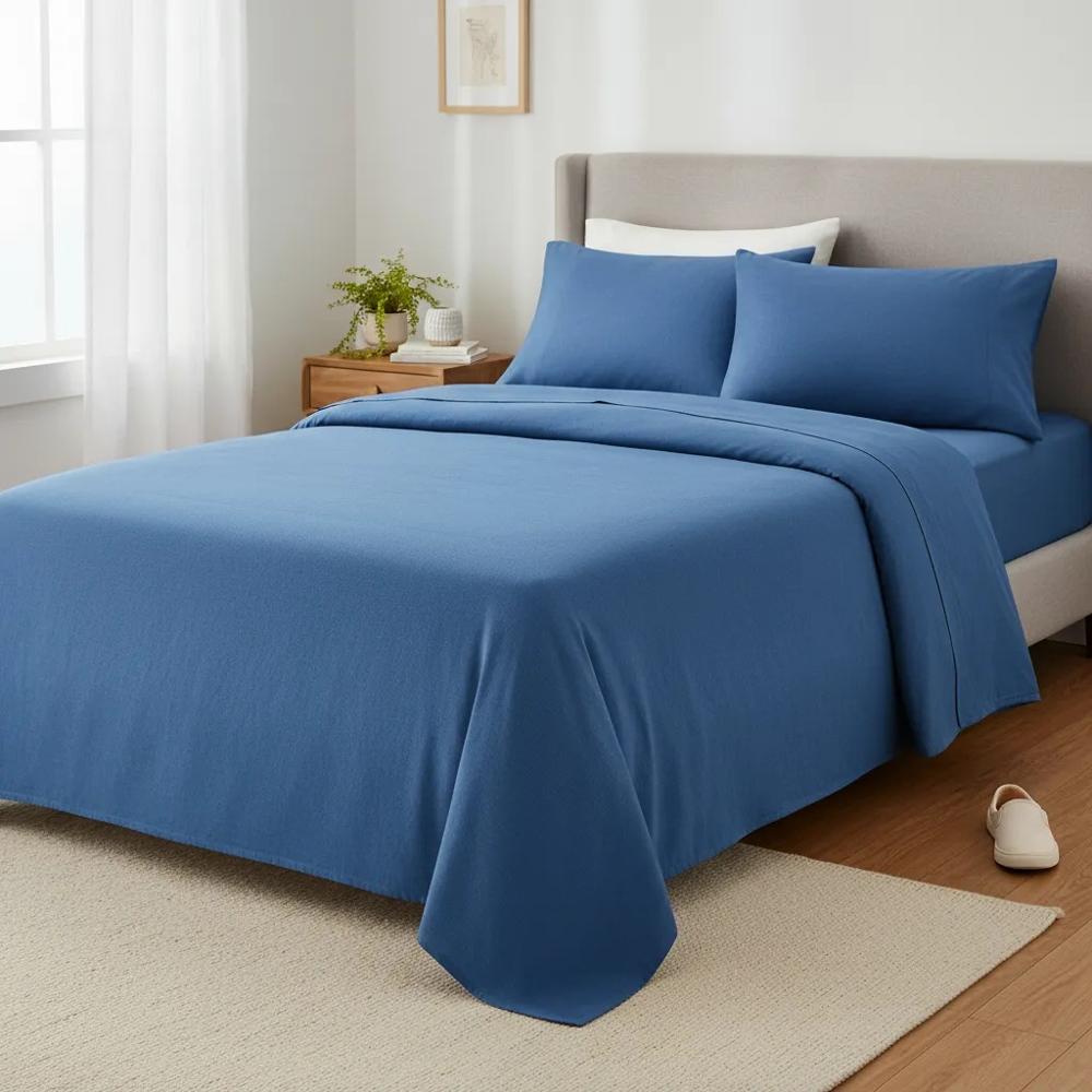 Juego de sabanas algodón pima interiotex 180 hilos Queen color Persa