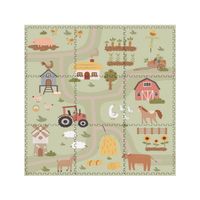 Piso Alfombra Benic Eva Puzzle Mat Farm Eva