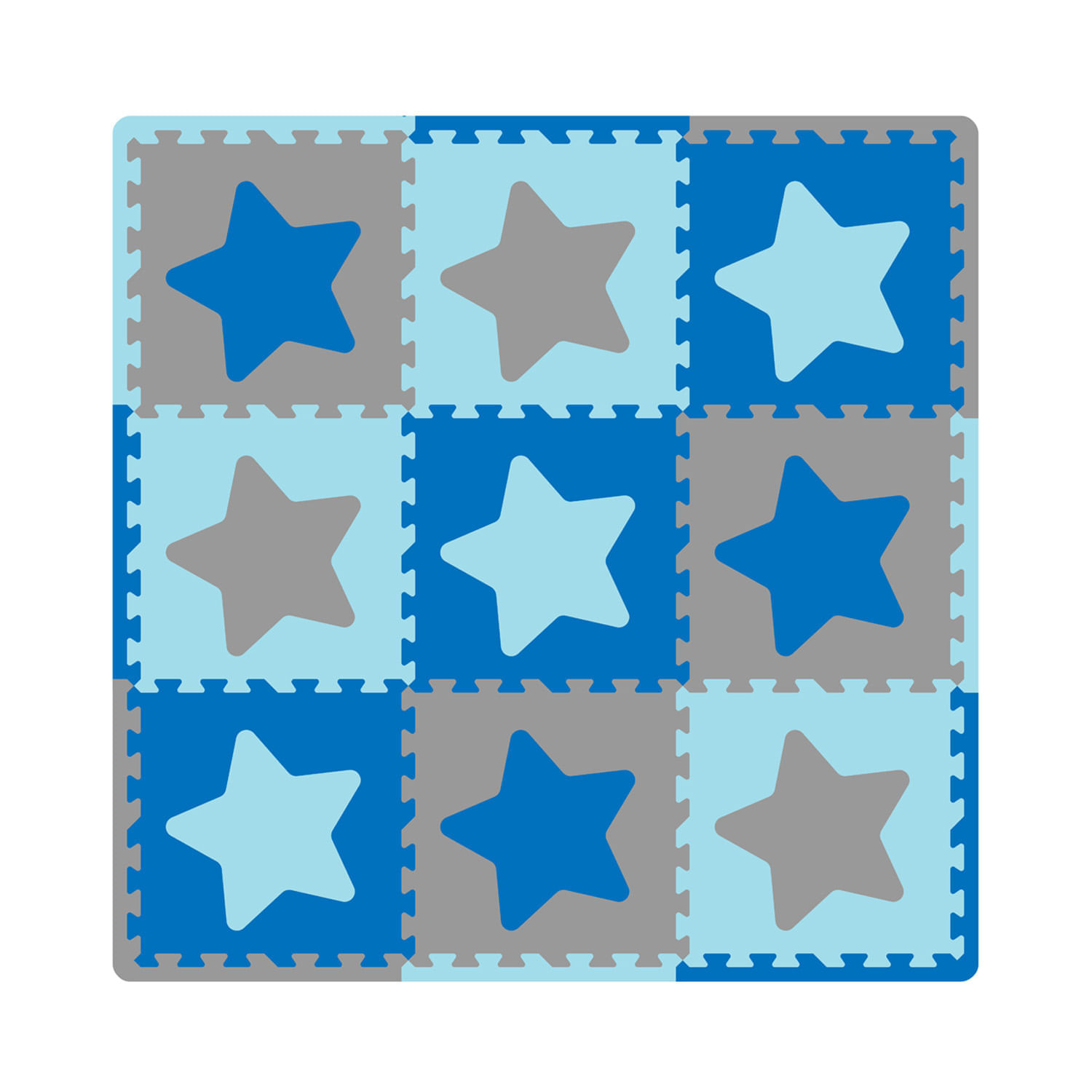 Piso Alfombra Benic Eva Puzzle Mat Stars Eva