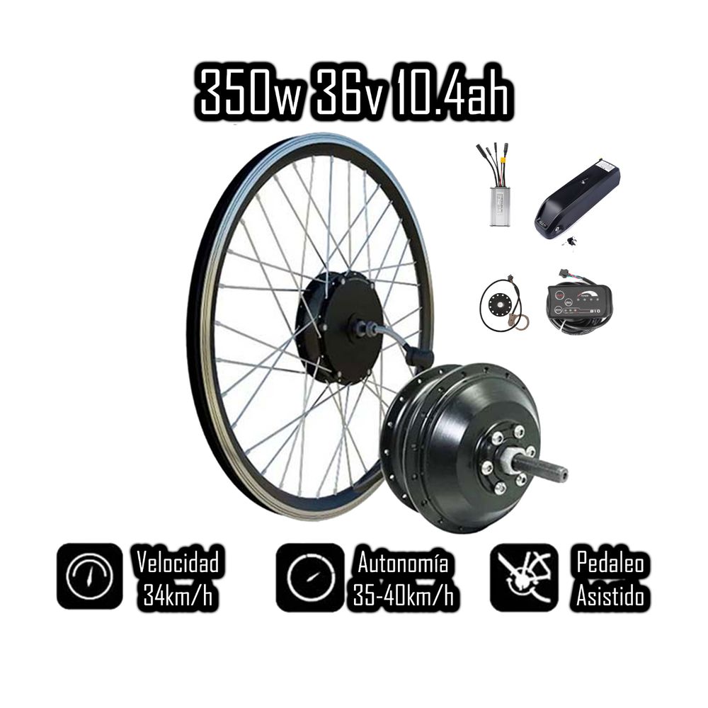 Kit De Conversión Eléctrica Bicimotos Store Negro 2