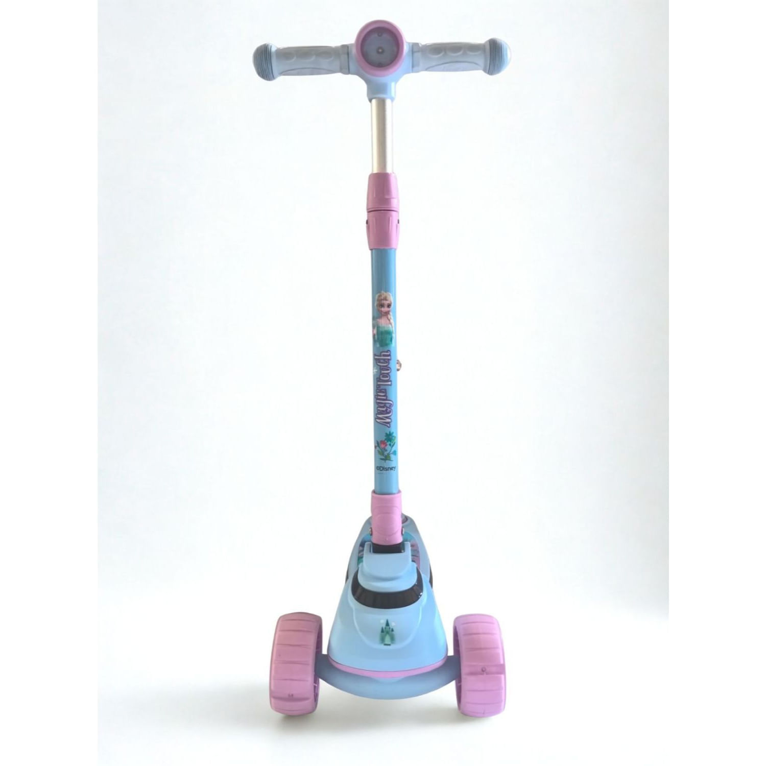 Triscooter Frozen Con Luces Celeste