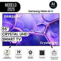 Televisor Samsung 55  Pulg. Crystal UHD UN55U8000FGXPE Smart TV Modelo 2025 - Negro