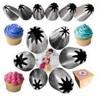 Set Premium de 6 Boquillas Estrella Cerradas Profesionales para Repostería
