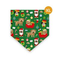 Bandana para mascotas Bandydog! Navidad - Christmas Pawty XL