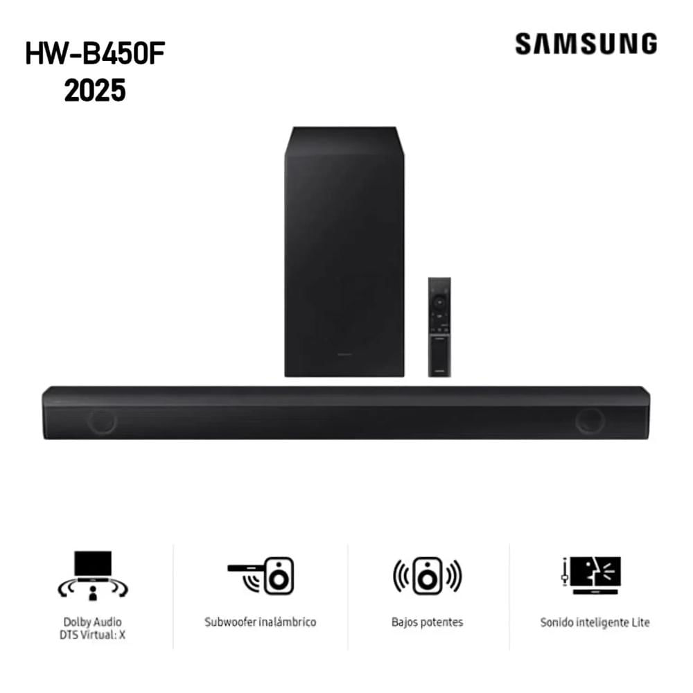 Soundbar Samsung Dolby Atmos 2.1 Ch. HW-B450F (2025)