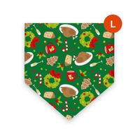 Bandana para mascotas Bandydog! Cena de navidad L