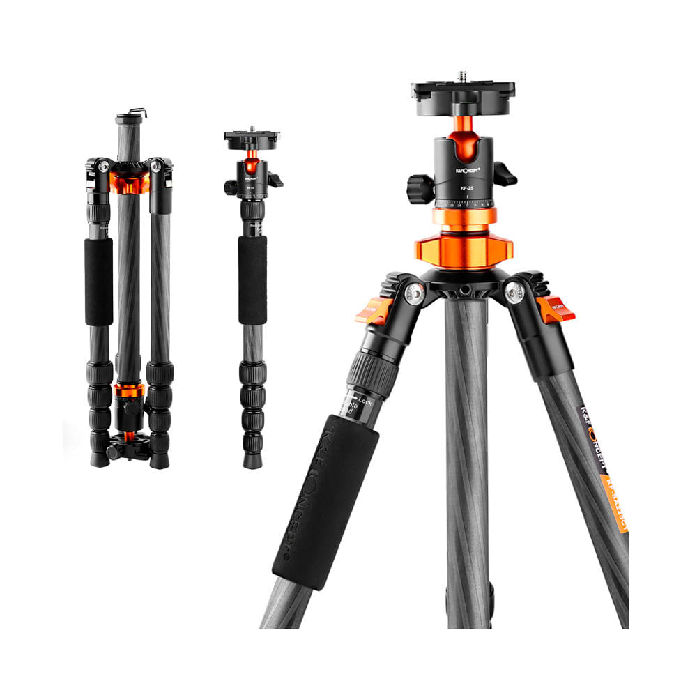 Tripode KF Concept KF09 094 - SA225C1 - Fibra de Carbono