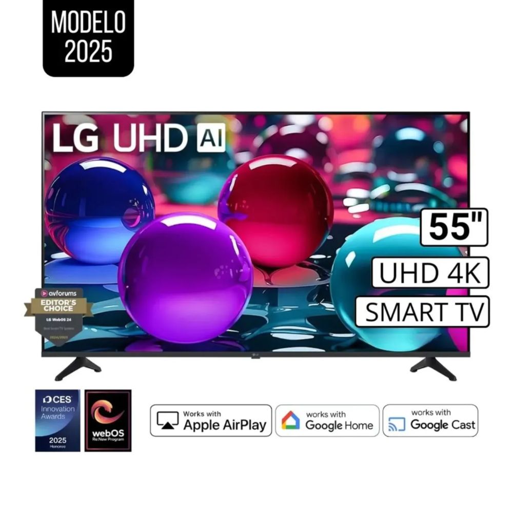 Televisor LG 55'' UHD 4K 55UA7300PSB ThinQ AI 2025