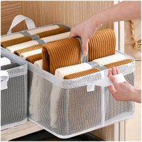 Pack x2 Cajas Organizadoras de Ropa Multiusos Plegable Transparente