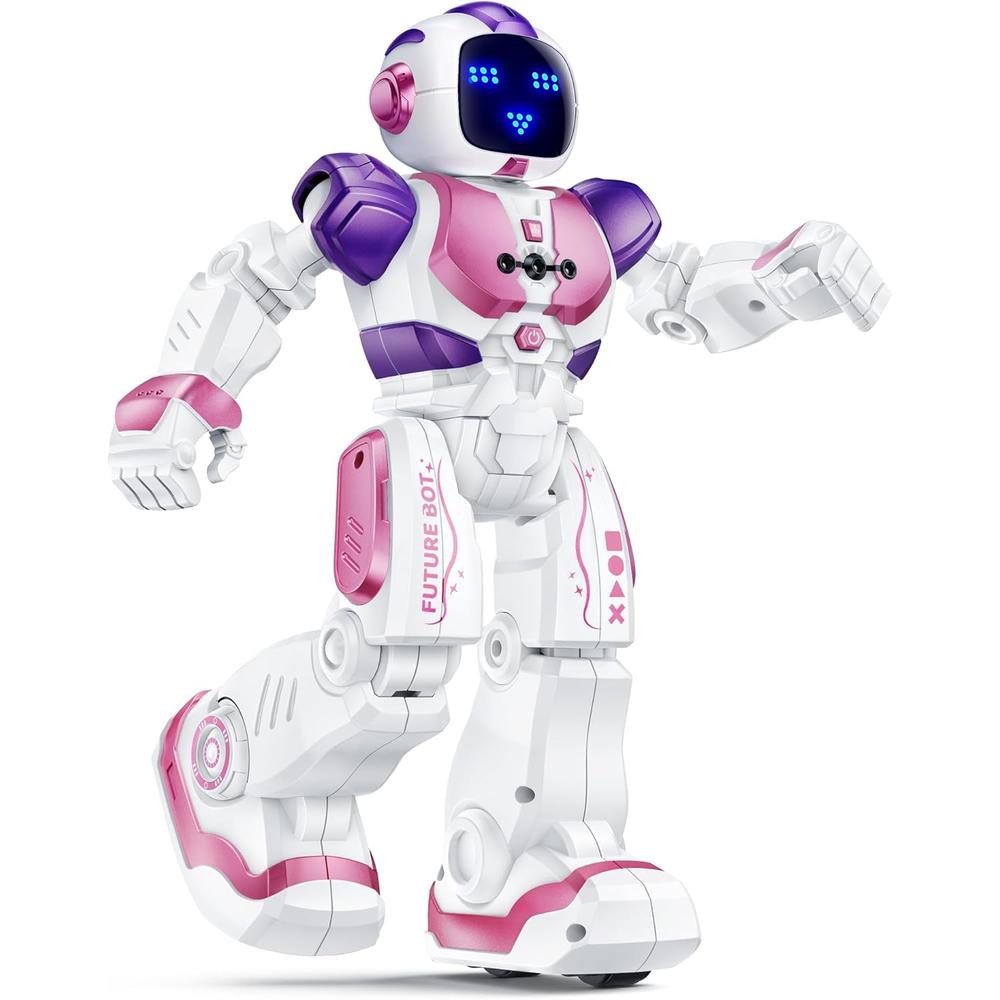 Ruko 6088 robot con sensor de gestos, recargable y programable | Rosado