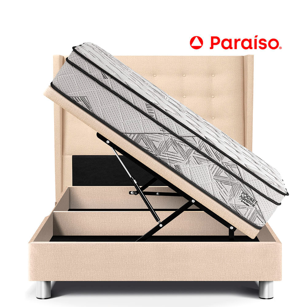 Dormitorio Boxet Gold Pocket Advance 2 Plazas Champagne