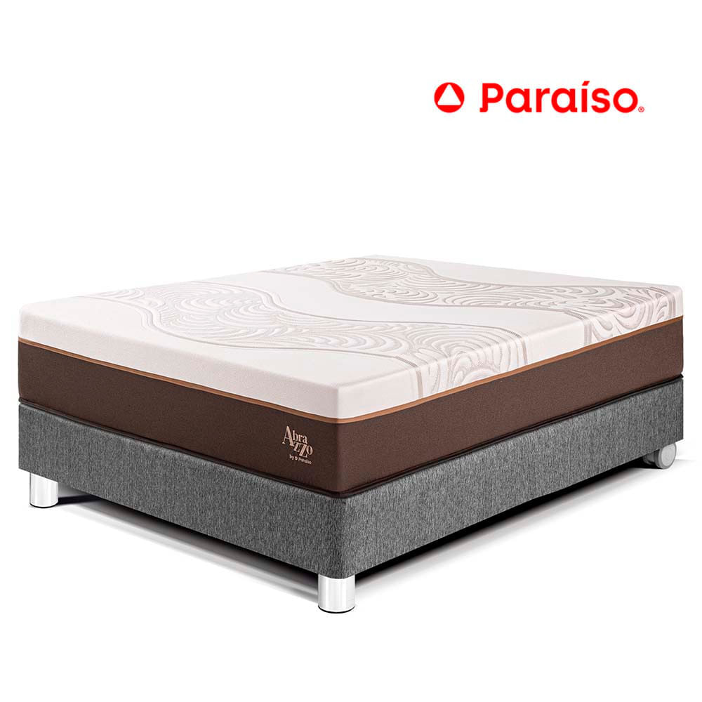 Cama Royal Abrazzo 1.5 Plazas Gris