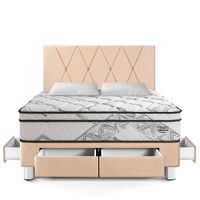 Dormitorio Pocket Advance Con Cajones Queen Cabecera Loft