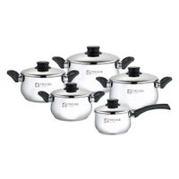 Set de Ollas 10 Piezas Valencia Facusa con Tapa de Acero Facusa - 10286441