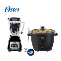 Combo Oster Olla Arrocera CKSTRCB10DFBLK y Licuadora BLSTKAGBPB