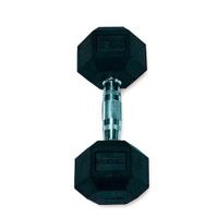 Mancuerna Hexagonal de Caucho  Rudem 20 Lb.