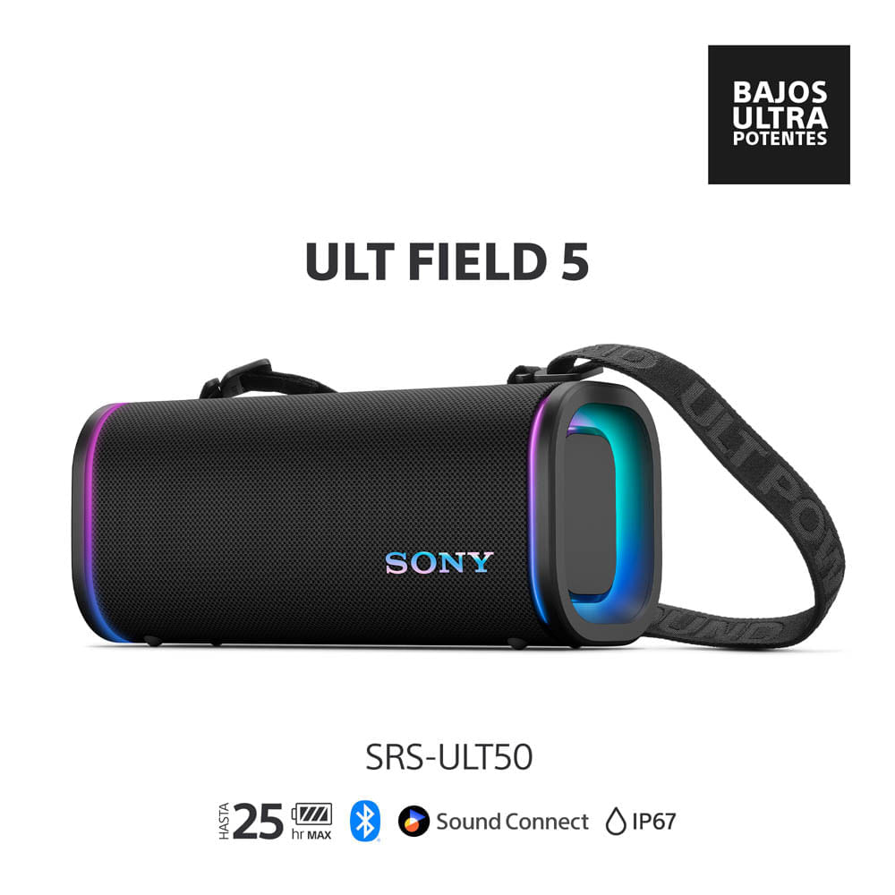 Parlante Sony SRS-ULT50/BZ LA Bluetooth Negro