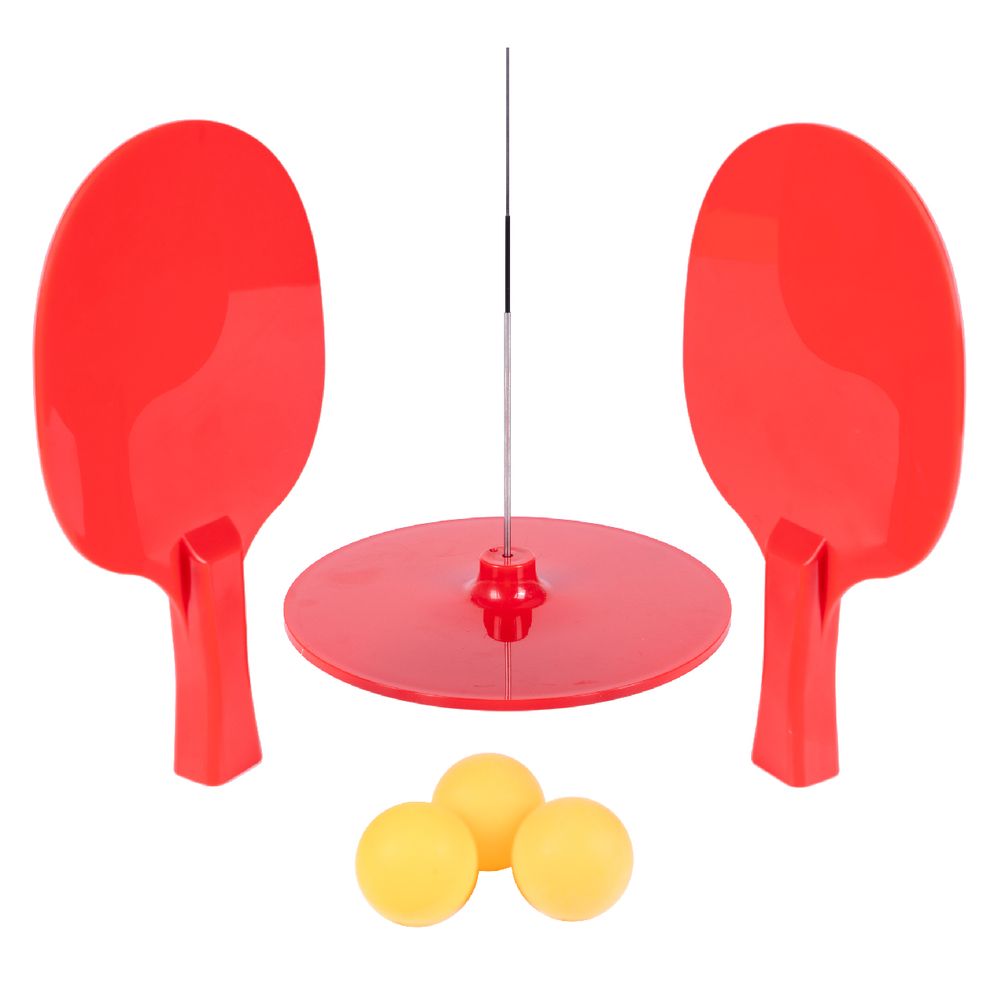 Set de Ping Pong Tenis de Mesa Munaiqui Color Rojo Set de Ping Pong Tenis de Mesa Munaiqui Color Rojo