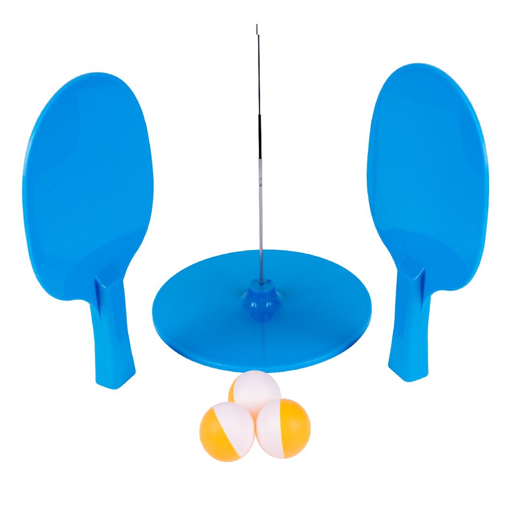 Set de Ping Pong Tenis de Mesa Munaiqui Color Celeste Set de Ping Pong Tenis de Mesa Munaiqui Color Celeste