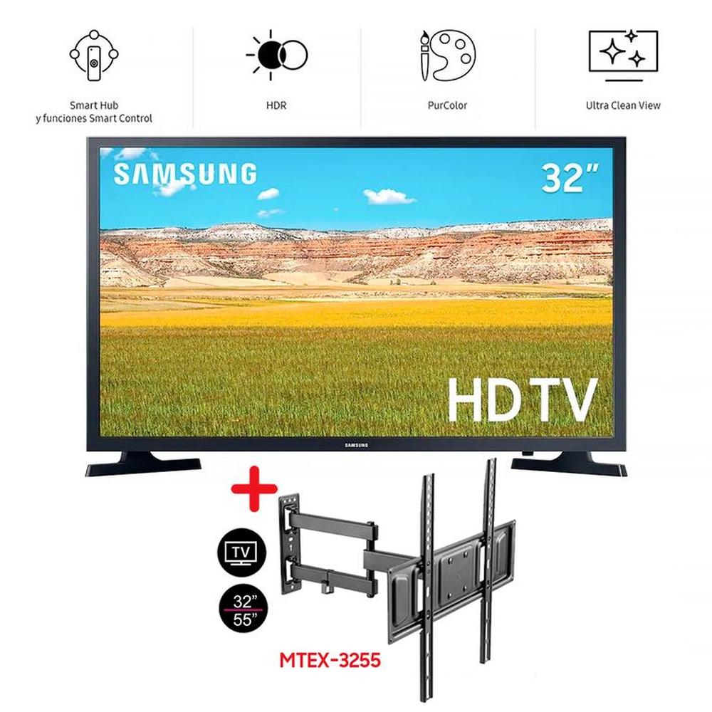 Televisor Samsung 32 Pulg LED Smart TV HD UN32T4202AGXPE - RACK
