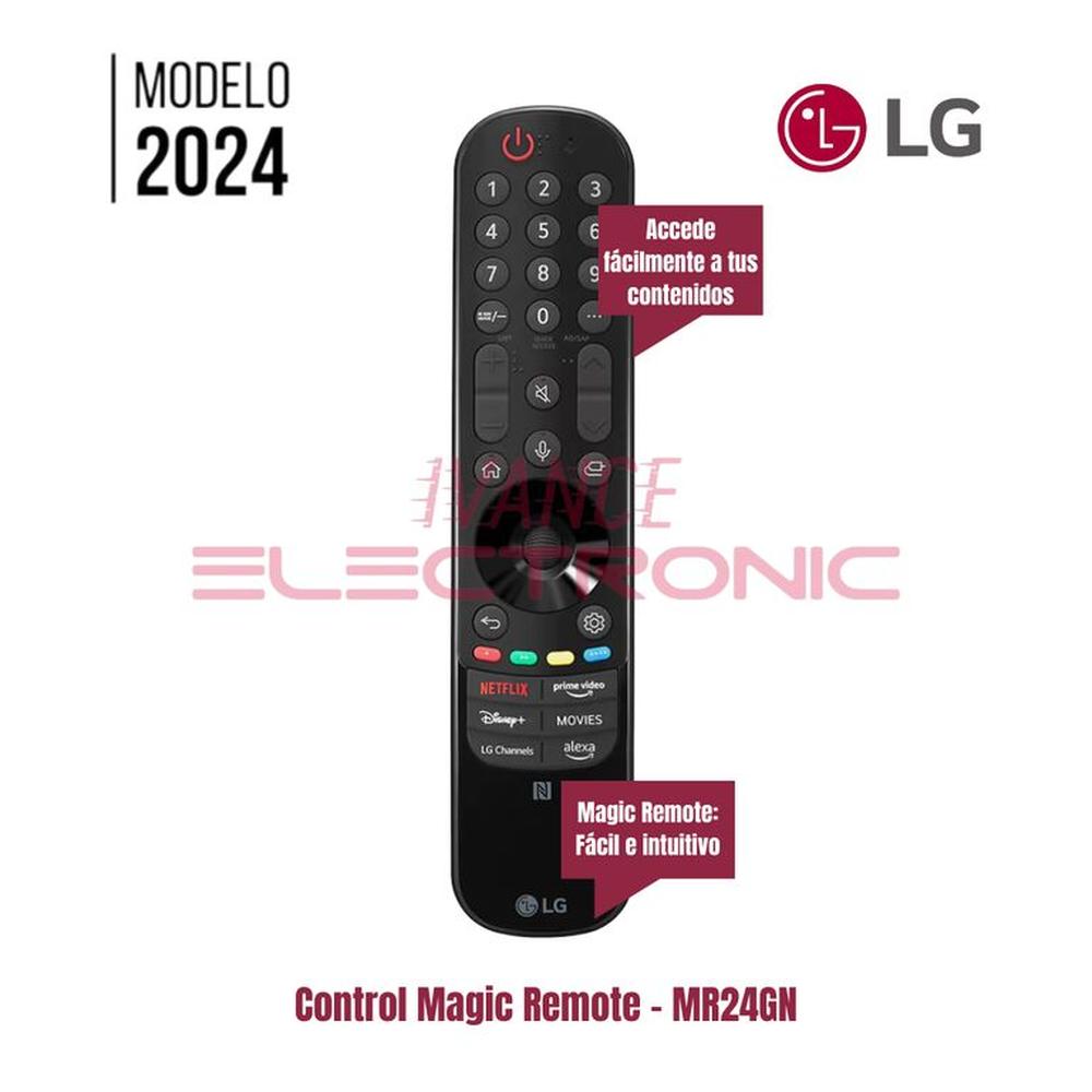 Control LG Magic Remote MR24GN Modelo 2024 -Control de Voz