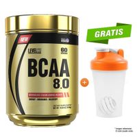 PRO BCAA 8.0 540 GR AMINOÁCIDOS LEVEL PRO FRUIT PUNCH + SHAKER