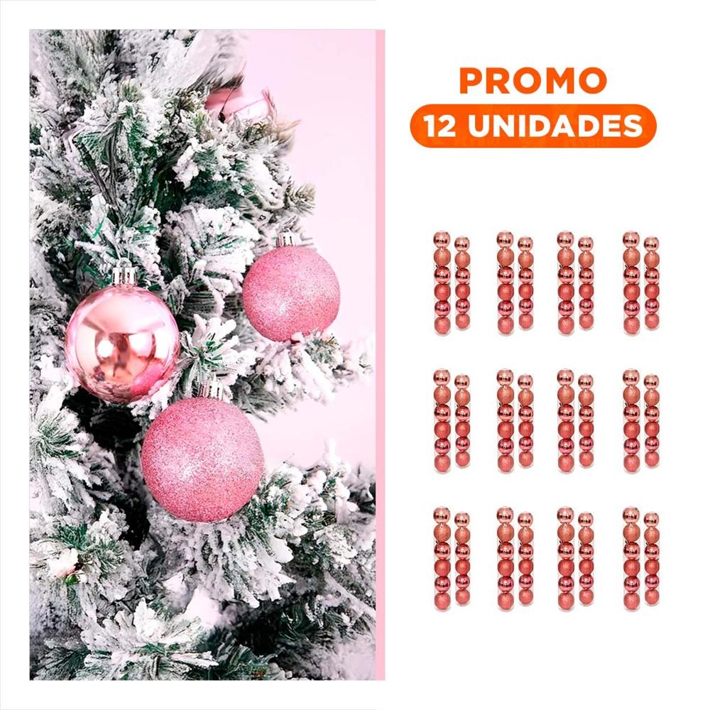 Pack12 Pelotas Clasicas para Viviendas de Color Rosado