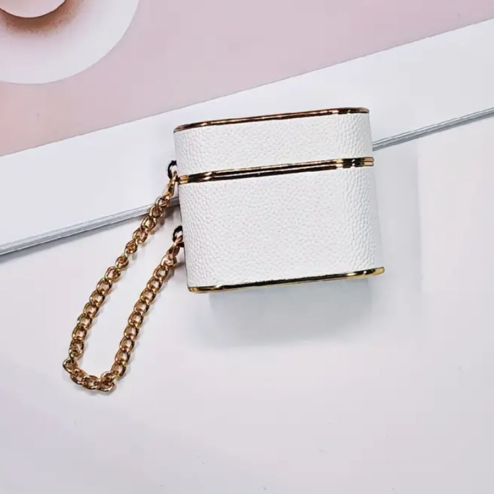 Case Glam para Airpods 4ta Gen Blanco